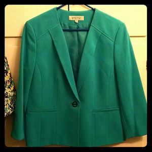 Kasper  Light Turquoise Blazer